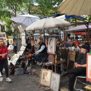 テルトル広場|モンマルトル|パリ||フランス旅行@ブループラネットツアー