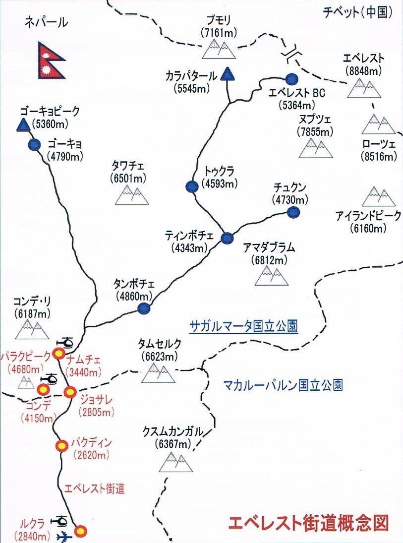 ネパール 絶景のエベレスト パラクピーク 4618ｍ 登頂 8日間