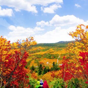 八幡平・八甲田・岩木山と不老ふ死温泉の夕陽